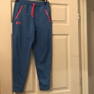 Blue Under Armour jogger pants